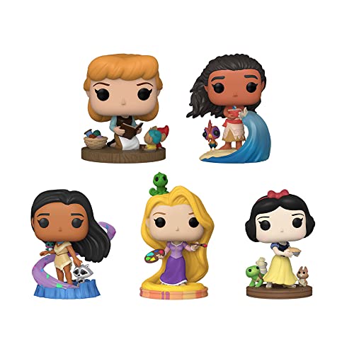 Funko Pop! Ultimate Princesses - Set of 5 - Cinderella, Moana ...