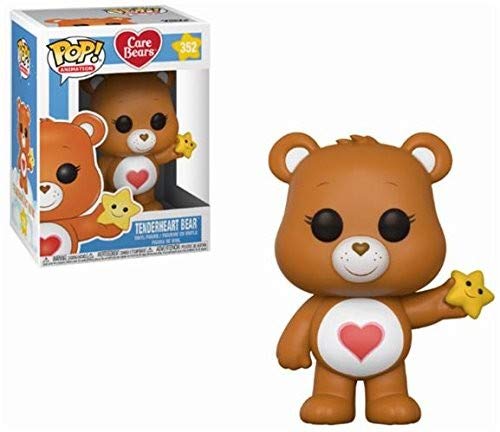Funko POP! Animation: Care Bears Tenderheart Bear Collectible Figure, Multicolor