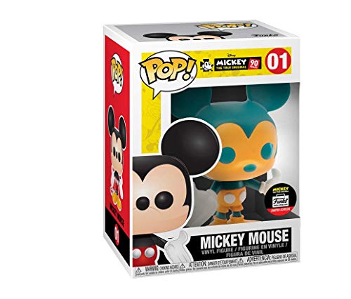 Funko Orange & Teal Mickey Mouse Pop Disney Limited Edition Mickey The True Original #01