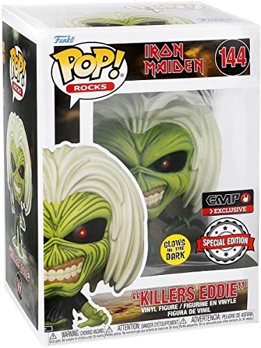 Iron Maiden Funko Pop! Killers Eddie (Green) (GITD) #144
