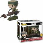 Funko Luke Skywalker w/ Speeder Bike (Chase Edition) POP! x Star Wars - Return of The Jedi Vinyl Figure + 1 Official Star Wars Trading Card Bundle [#229]