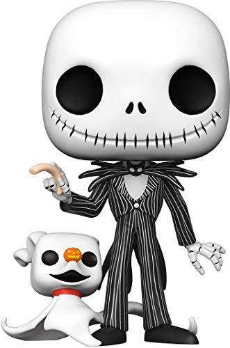 Funko Pop! Disney: The Nightmare Before Christmas - 10 Inch Jack Skellington with Zero