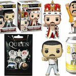 Mecury Figure Freddy in Tin Soda Can Bundled with Queen Star Crown 184 Pop! Vinyl Singer #183 Rocks Classic Album Pin Badge Set Collectible 4 Items Mecury Figure Freddy in Tin Soda Can Bundled with Queen Star Crown 184 Pop! Vinyl Singer #183 Rocks Classic Album Pin Badge Set Collectible 4 Items
