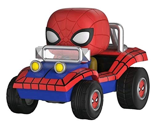Funko Pop Rides Marvel Spider-Man with Spider Mobile Bobblehead Figure