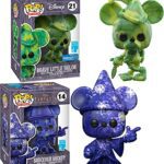 Brave Magic Mickey Mouse Artist Little Tailor Exclusive Figure Bundled with Sorcerer Star Art Mickey in Plastic Protective Case 2 Items