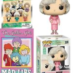 Sassy Golden Game Girls Rose Pop! Figure Exclusive Girls TV Diamond Betty White Bundled with Dorothy Blanche, Rose, Sophie Mad Word Libs + Blind Bag Friend 3 Items