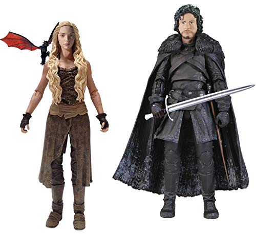 Funko Game of Thrones 6" Legacy Action Figure Bundle: Daenerys & Jon Snow