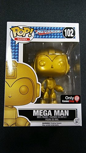 Funko POP! Chase Gold Mega Man Gamestop Exclusive #102