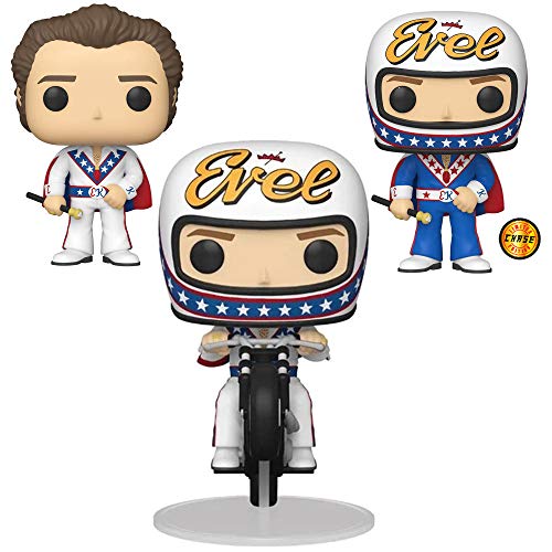 Evel Knievel Complete Set (3) w/Chase Funko Pop!