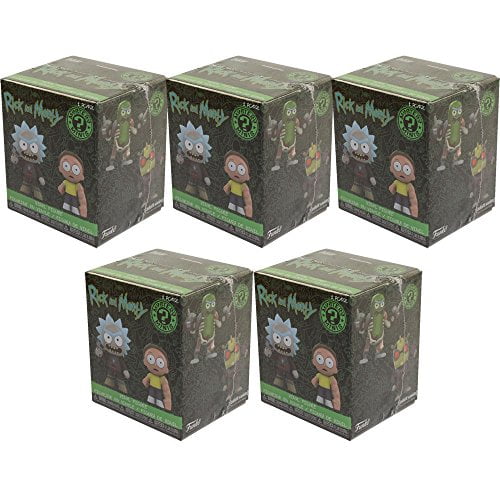 Funko Mystery Minis Vinyl Figure - Rick and Morty S2 - Blind Packs (5 Pack Lot)