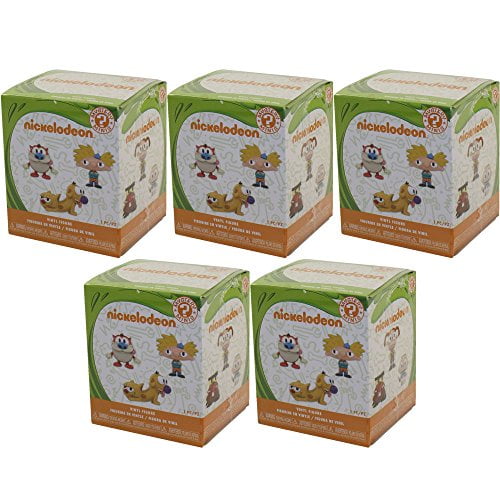 Funko Mystery Minis Vinyl Figure - 90s Nickelodeon - Blind Boxes (5 Pack Lot)