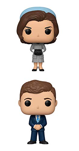 Funko Pop! Icons Bundle of 2: President John F Kennedy and First Lady Jackie Kennedy