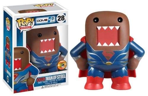 Funko Superman Domo Pop Heroes Man of Steel Movie SDCC 2013 Exclusive Chase
