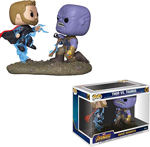 Funko 35799 Movie Moments Marvel: Avengers Infinity Warthor Vs. Thanos, Multicolor