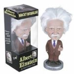 Funko Albert Einstein Wobbler with Real Hair Retired from 2003