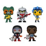 Funko Pop! Masters of The Universe Retro Toys Set of 5: Clamp Champ, Dragstor, Evil-Lyn, Horde Trooper and Mer-Man
