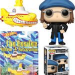 Peace John Lennon Rocks Figure Pop! Exclusive Bundled with The Yellow Submarine Beatles Die-Cast car 2 Items Peace John Lennon Rocks Figure Pop! Exclusive Bundled with The Yellow Submarine Beatles Die-Cast car 2 Items