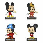 Funko Disney: POP! Archives Collectors Set 1 - Classic Mickey, Sorcerer Mickey, Beanstalk Mickey, Mickey Mouse, 3.75 inches Funko Disney: POP! Archives Collectors Set 1 - Classic Mickey, Sorcerer Mickey, Beanstalk Mickey, Mickey Mouse, 3.75 inches