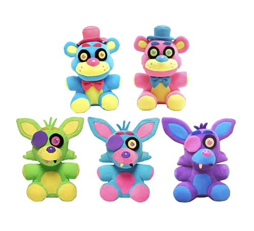 Funko Plushies: Five Nights at Freddy's - Blacklight Series Collectible Plush (Set of 5)