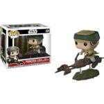 Funko Princess Leia w/ Speeder Bike POP! x Star Wars - Return of The Jedi Vinyl Figure + 1 Official Star Wars Trading Card Bundle [#228]