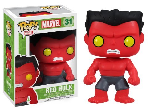 Funko POP Marvel: Red Hulk Action Figure