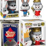 Super King Pop! Looney Tunes Bugs Bunny Exclusive Figure Bundled with DC Superman Bugs + Comic Ball Cartoon Trading Cards Pack 3 Items