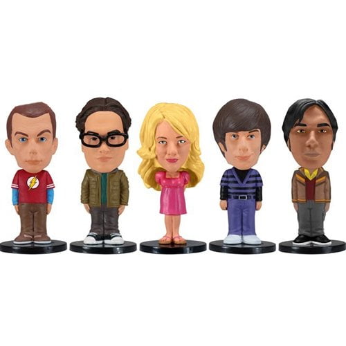 Funko Big Bang Theory: Mini Wacky Wobbler Set, 5 Pieces