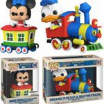 Hey! Donald Figure Disney Train Pop! Casey Jr. Circus Characters Bundled with Minnie Exclusive Mouse Caboose + Engine Conductor Duck 2 Items