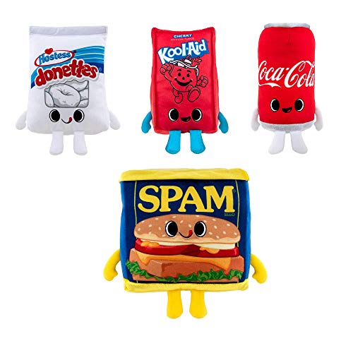 Funko Ad Icon Foodie Plush Set of 4 - Coca-Cola Can, Hostess Donettes, Spam and Kool-Aid Packet