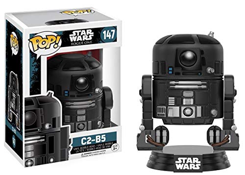 C2-B5: Funko POP! x Star Wars Rogue One Vinyl Bobble-Head Figure w/ Stand + 1 FREE Official Star Wars Trading Card Bundle (104647)