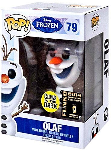 Funko 2014 Exclusive Pop Disney Frozen Vinyl Olaf (Glow in The Dark)