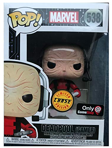 Funko Pop! Marvel Gamer Deadpool Unmasked Chase 538
