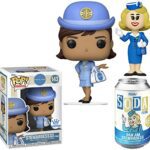 Pack & Fly Stewardess Pan-Am Figure Tin Can Soda Bundled with Flight Attendant with Bag Exclusive Pop! Airline Retro Transit Pack 2 Items Pack & Fly Stewardess Pan-Am Figure Tin Can Soda Bundled with Flight Attendant with Bag Exclusive Pop! Airline Retro Transit Pack 2 Items