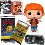 Blast Spy VS Spy Alfred E. Newman Pop! Figure Ridiculous Bundled with The Mad Magazine Worst Trading Cards and a Cheap Car! 4 Items