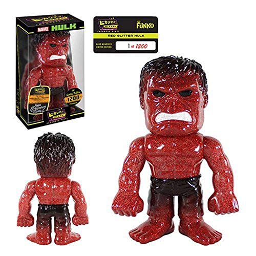 Hulk Red Glitter Premium Hikari Sofubi Vinyl Figure