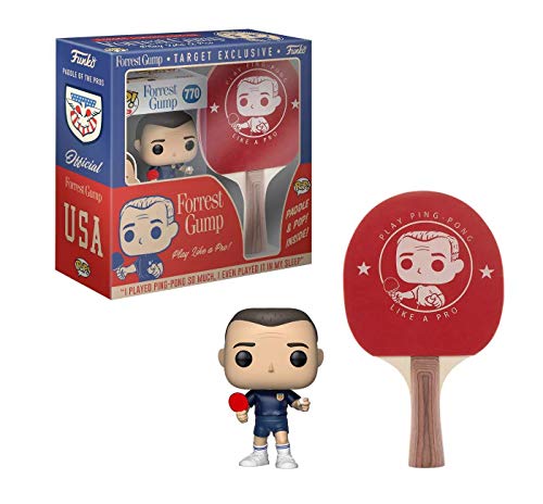 Funko POP Movies Forrest Gump #770 Limited Edition Exclusive Blue Outfit and Ping Pong Paddle and Bonus Box of Chocolates