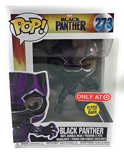 Funko POP! Marvel: Black Panther - Purple Glow Black Panther (Target Exclusive)