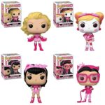 Funko DC Bombshells Breast Cancer Awareness Pop! Complete Set (4) Funko DC Bombshells Breast Cancer Awareness Pop! Complete Set (4)
