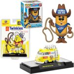Golden Delivery Twinkie Character Figure Ad Icons Bundled with The Kid Pop! + Retro Van Hostess Throwback Fun Pack 2 Items Golden Delivery Twinkie Character Figure Ad Icons Bundled with The Kid Pop! + Retro Van Hostess Throwback Fun Pack 2 Items