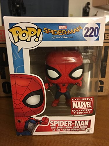 POP! Funko Marvel Collector Corps Spider-Man Homecoming Spider-Man Exclusive Action Pose Figure