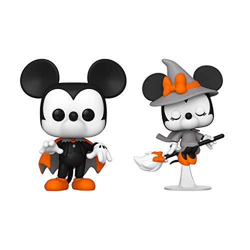 Funko Pop! Bundle of 2: Disney Halloween Figures - Spooky Mickey and Witchy Minnie