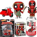 Dead Scoot LARP Pop! Bundled with Deadpool Figure + Marvel Soda Collectible + HW Red Hero Scooter Die-Cast 3-Items Dead Scoot LARP Pop! Bundled with Deadpool Figure + Marvel Soda Collectible + HW Red Hero Scooter Die-Cast 3-Items