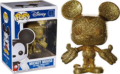 Funko Pop Disney: Gold Diamond Glitter Mickey Mouse Collectible Figure, Multicolor