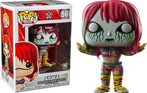 Funko Pop WWE: Asuka with White and Green Mask Collectible Figure, Multicolor