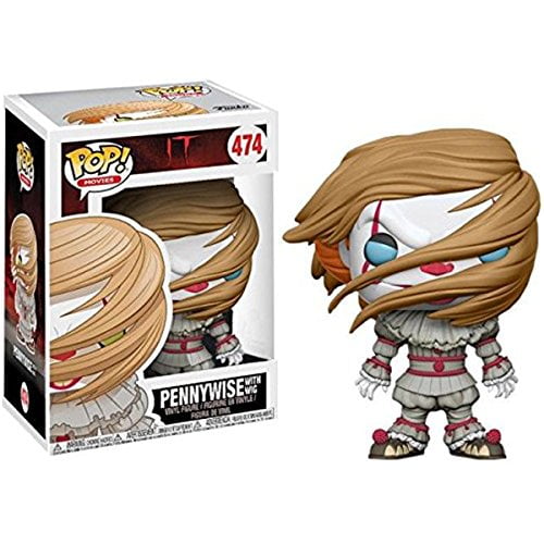 Funko Pop Pennywise W/Wig Walmart Exclusive Blue Eyes Variant It Movies #474