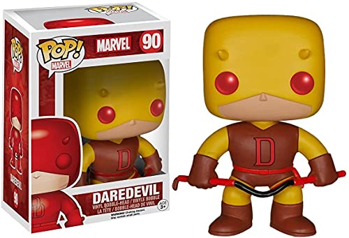 Funko Pop Marvel Daredevil Exclusive First Appearance Yellow Suit Vinyl Bobblehead Figure