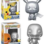 Your Favorite Pokeballs Funko Pop! Games Pokemon - Pikachu 353 Metallic Chrome 25th/ Charmander 455 Metallic Chrome 25th Gotta Collect Them All! Your Favorite Pokeballs Funko Pop! Games Pokemon - Pikachu 353 Metallic Chrome 25th/ Charmander 455 Metallic Chrome 25th Gotta Collect Them All!