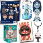 The Bride Figure Corpse Emily Can Vinyl Soda Bundled NBC Skellington Pocket Pop! + Nightmare Before Christmas King Sticker + Thrills & Chills Clip Hanger Movie Blind Bag Pack 4 Items The Bride Figure Corpse Emily Can Vinyl Soda Bundled NBC Skellington Pocket Pop! + Nightmare Before Christmas King Sticker + Thrills & Chills Clip Hanger Movie Blind Bag Pack 4 Items