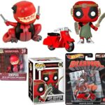 LARPool Marvel Pop! Figure Deadpool Dino Bundled with Mini Figure MERC in Mouth Character Dinosaur & LARP 30th + Hot Scooter Die-cast Collectible 3 Items LARPool Marvel Pop! Figure Deadpool Dino Bundled with Mini Figure MERC in Mouth Character Dinosaur & LARP 30th + Hot Scooter Die-cast Collectible 3 Items