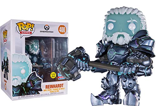 NYCC 2018 - Funko POP Games: Overwatch - Reinhardt [6 Inch Glow In The Dark] #400 - Shared Exclusive!